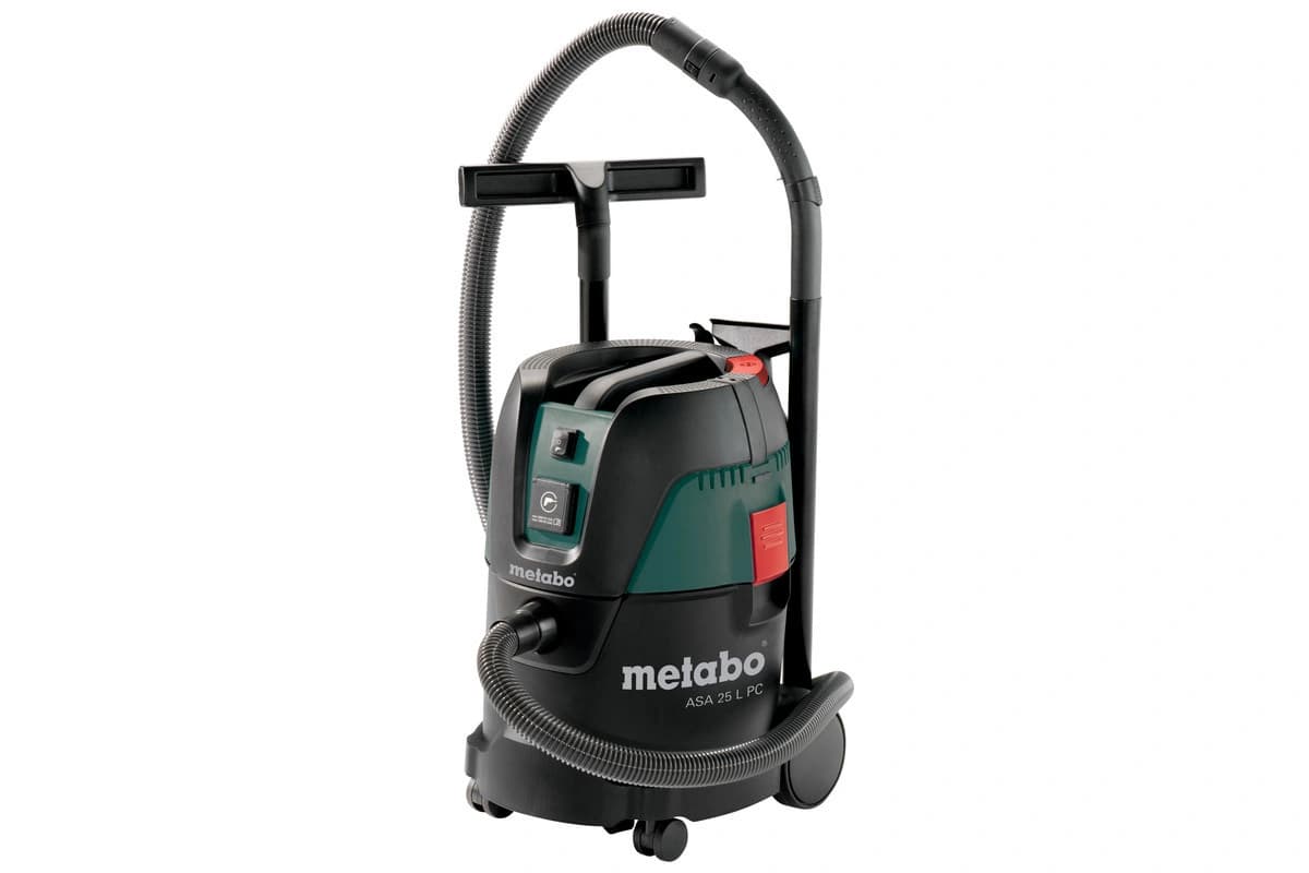 Предметная фотография промышленного пылесоса Metabo ASA 25L из каталога Прокат-Е.