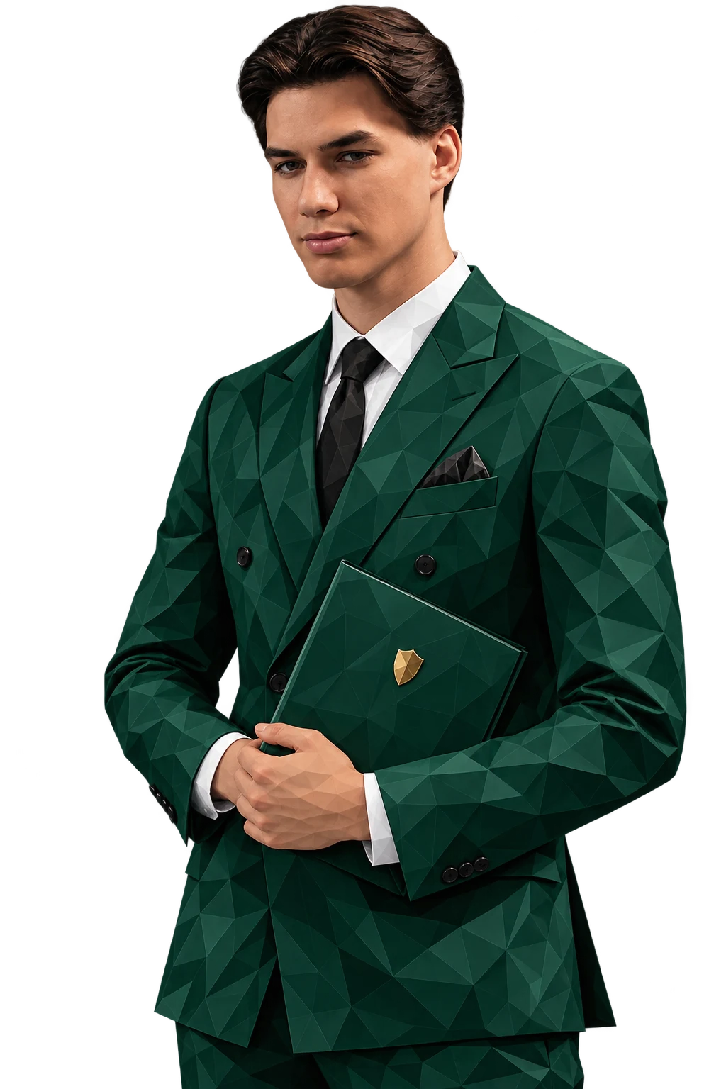 Сергей с папкой договора