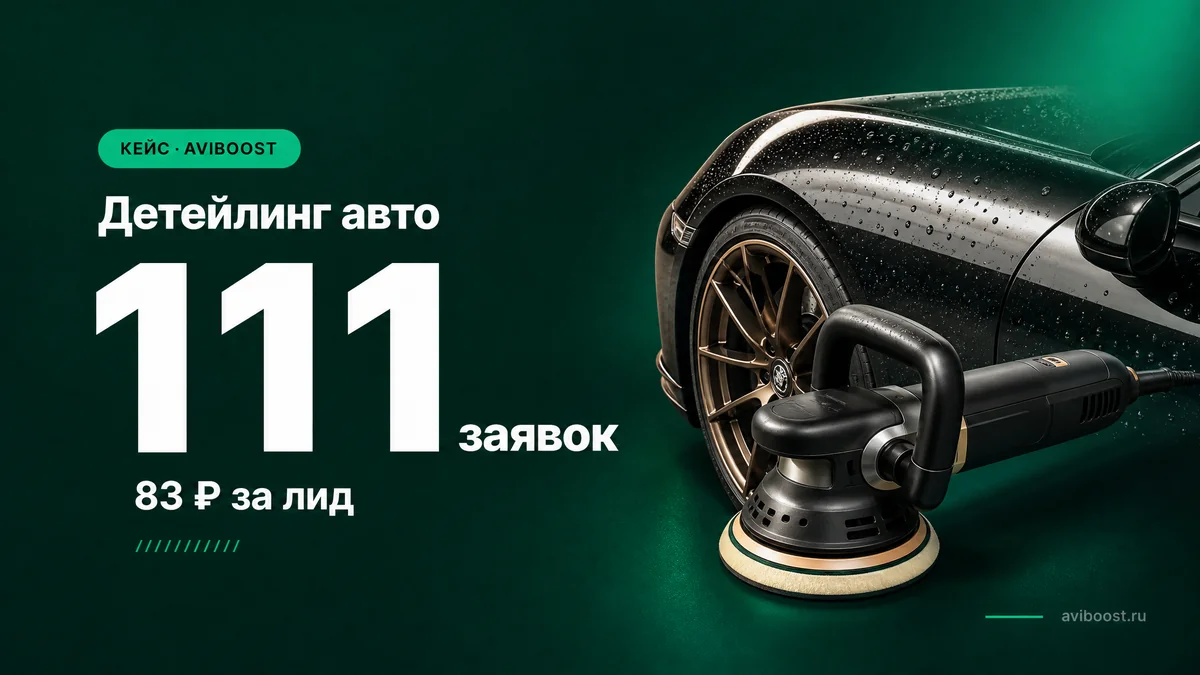 Детейлинг авто — 111 контактов по 83 ₽
