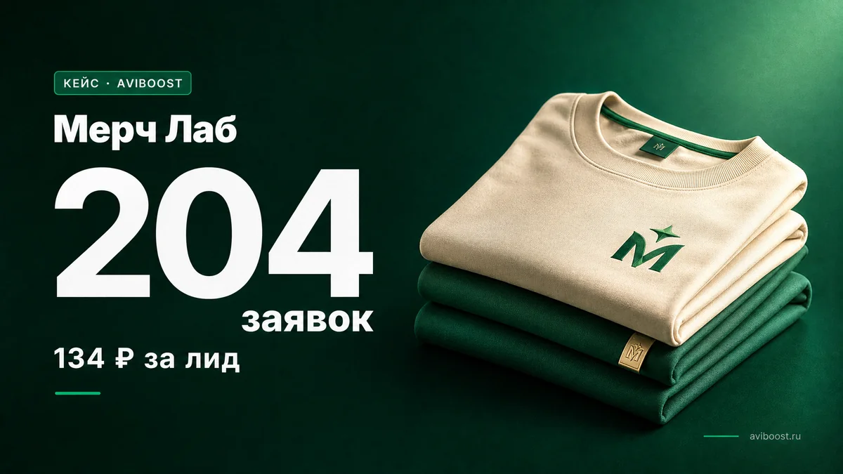 Мерч Лаб — 204 контакта по 134₽