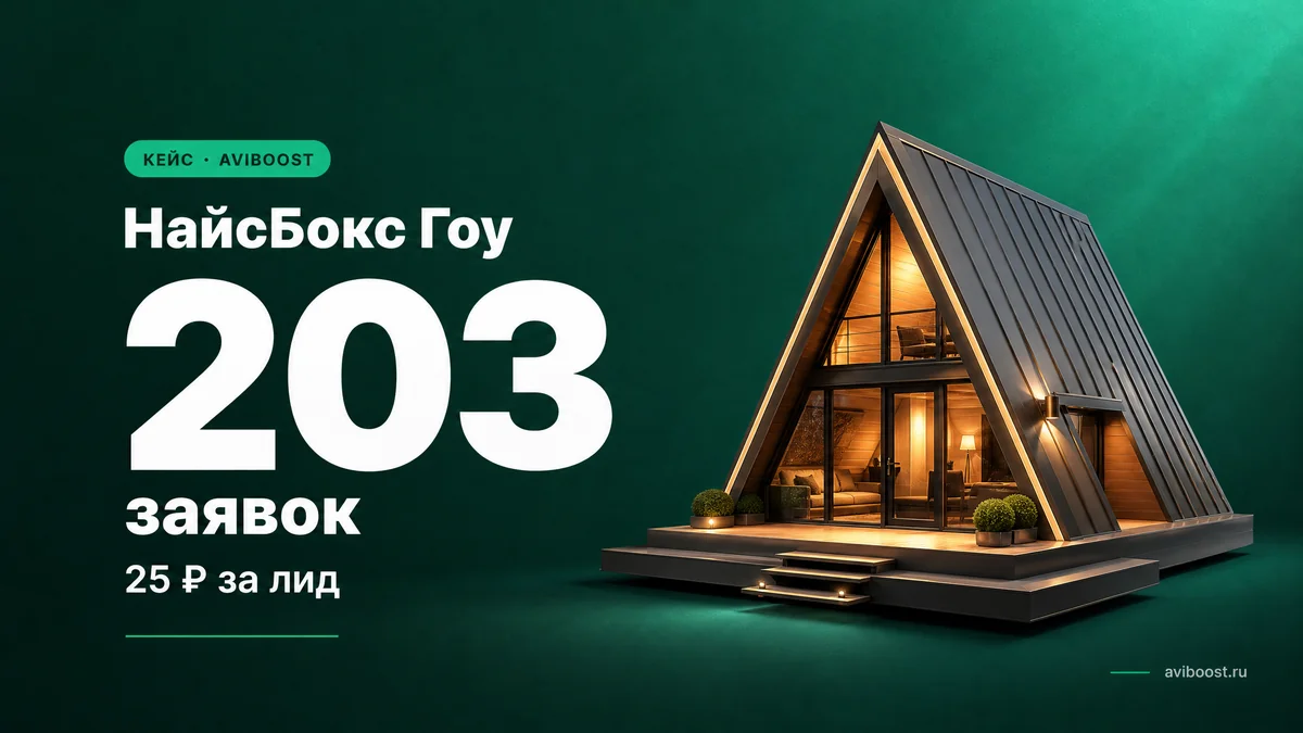 НайсБокс Гоу — 203 контакта по 25₽ за 7 дней