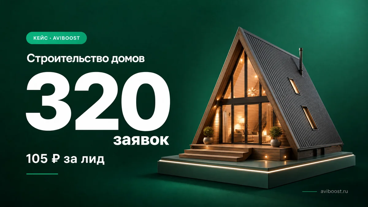 Строительство домов — 320 заявок по 105₽, Нижний Новгород