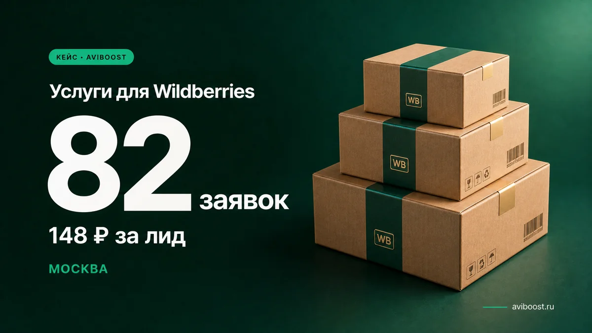 Услуги для Wildberries — 82 заявки по 148₽, Москва